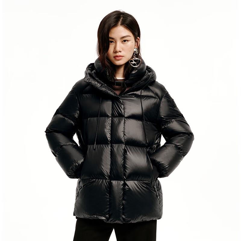 Aolaiyi Star Ring Series Women's Detachable Hooded Goose Down Puffer Jacket