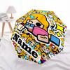 Personalized Name B-Brawl Stars Print Umbrella - Automatic Open/Close, Eight-Rib Durable Frame, Automatic Folding Umbrella
