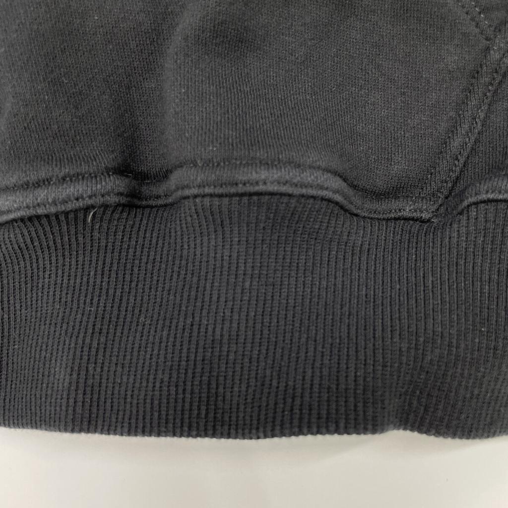 REVERBERATE Hanorac Negru cu Fermoar Scurt / Costum de trening cu pantaloni de trening negri 2 negruFolosit