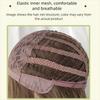 Air Bangs Grey Cosplay Wigs with Bangs Halloween Lolita Headband Wigs Long Curly Wave Hair  Girl