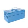Folding Tool Box Carry Case Electrician Repair Chest Strong 2 Layer 3 Tray Screw and Nut Compartment