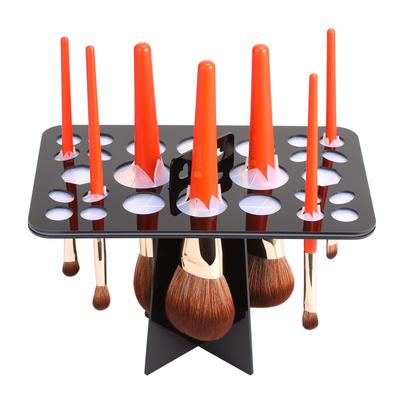 Makeup Brush Holder Perfect for Drying Makeup Also Available In Pink In the Same - Brushes. Black. Series.