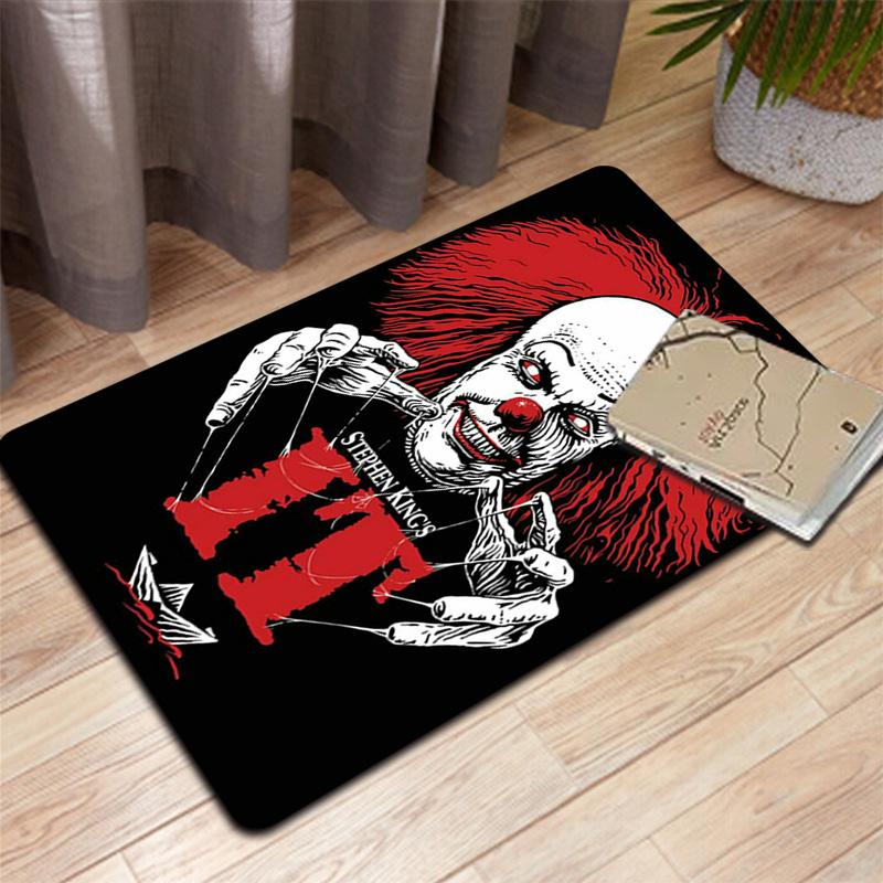 Horror Evil Clown Rug Floor Mat for Living Room or Bedroom Soft and Comfortable Carpet a Gift for Birthday and Holiday.SFF0917383