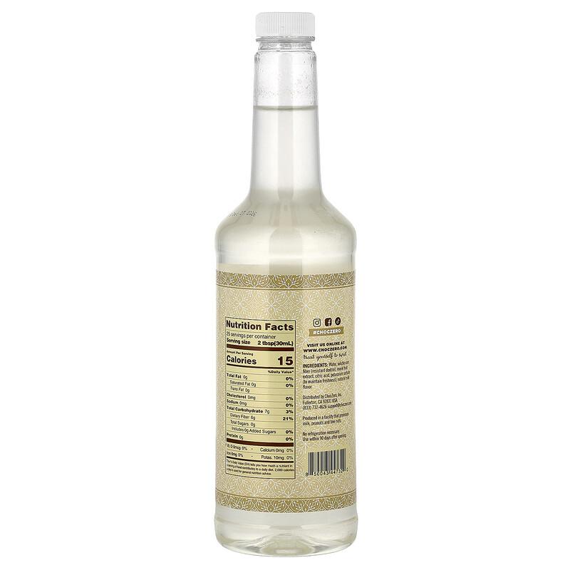 Premium Syrup, White Chocolate, Sugar Free, 25.4 Fl Oz (750 Ml)