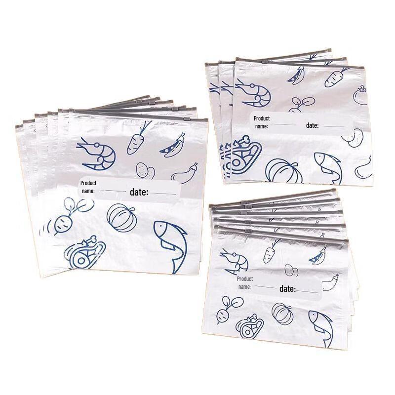 ZISIZ Zipper Seal Food Storage Bags