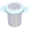Tea Infuser Stainless Steel Reusable Tea Strainer with Double Silicone Handle for Home Office