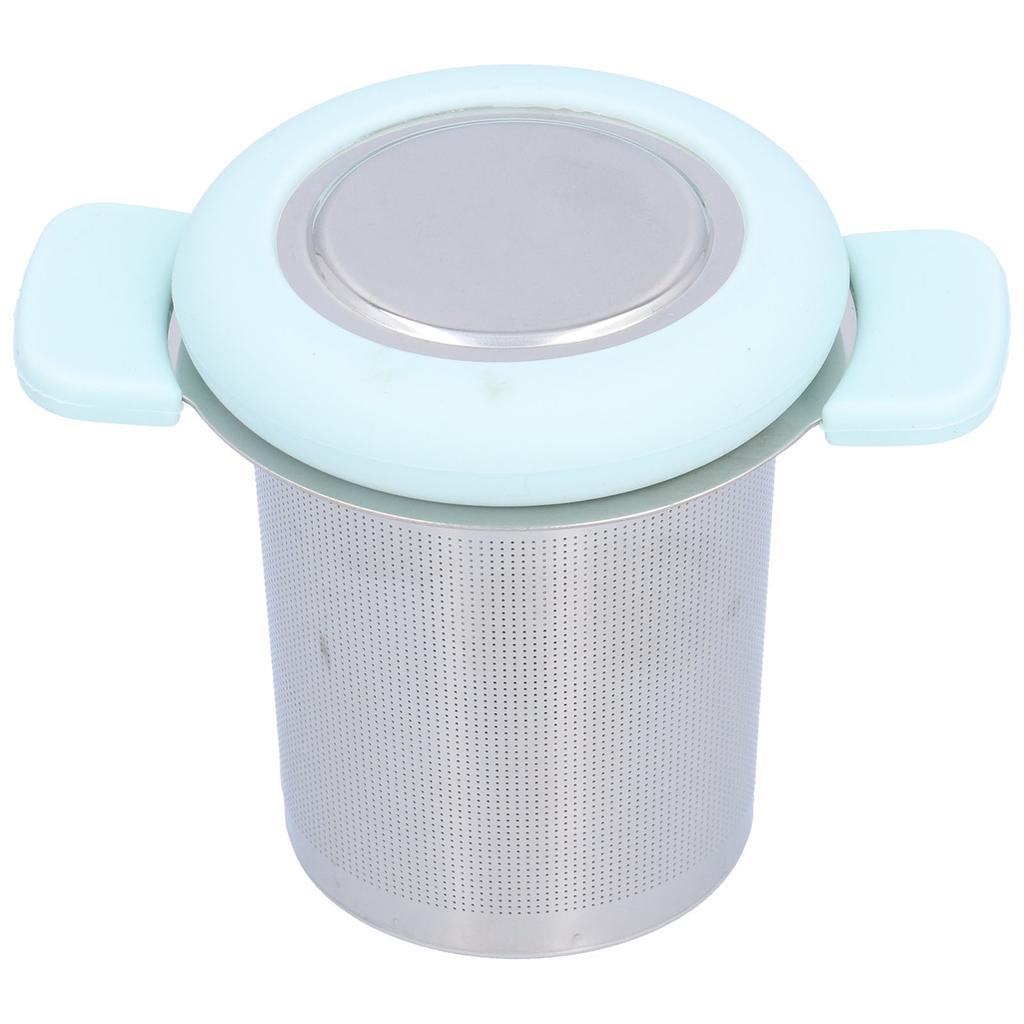 Tea Infuser Stainless Steel Reusable Tea Strainer with Double Silicone Handle for Home Office