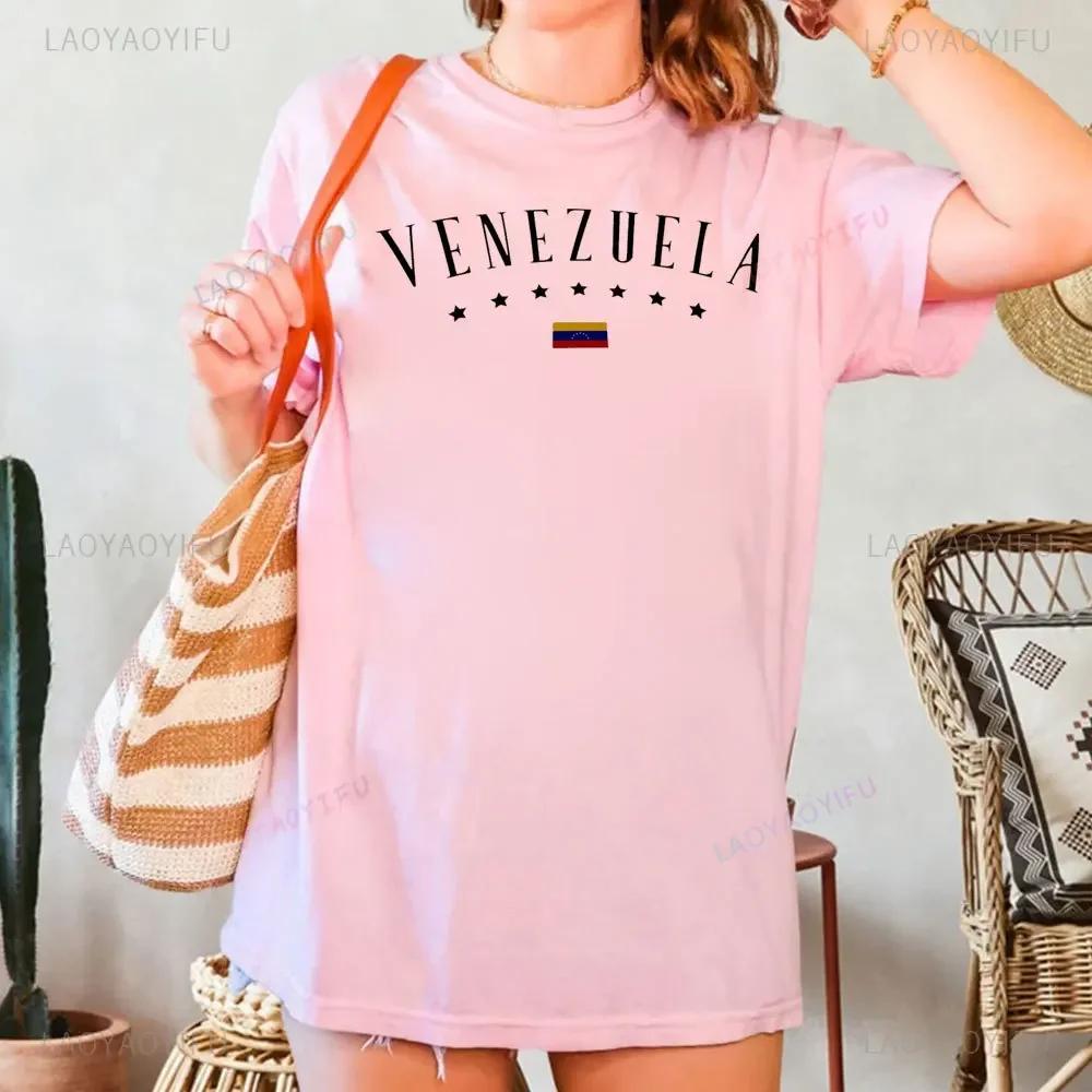 

Футболка з принтом прапора Венесуели. Чоловіча та жіноча літня сорочка з коротким рукавом і принтом прапора. Вуличний одяг унісекс. Повсякденна футболка з коротким рукавом. XS