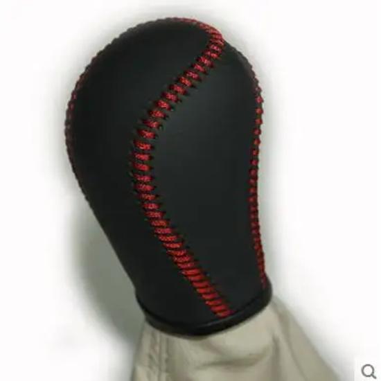 Car Hand-Sewing Gear Stick Leather Sheath Cover for Skoda Octavia Superb Fabia Superb Automatic Transmission