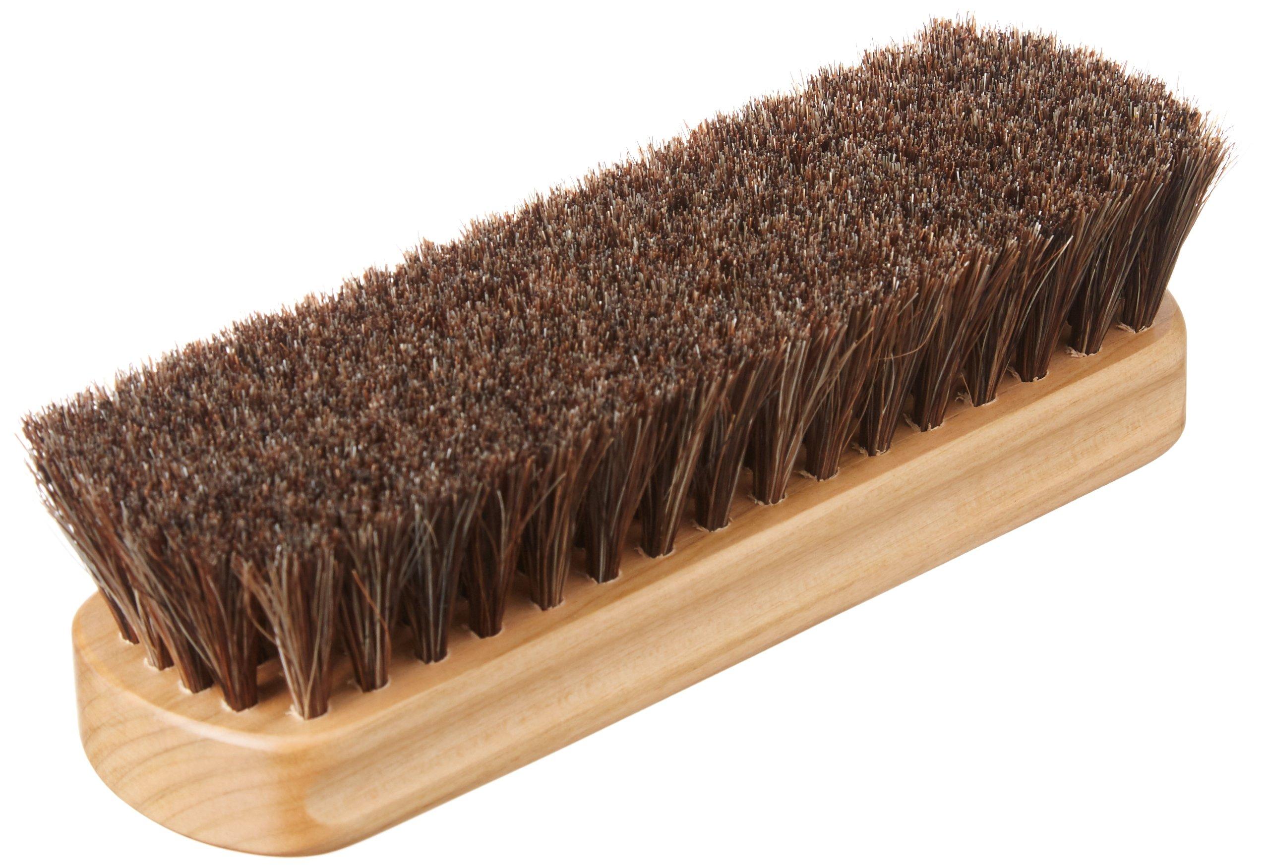 

shoe horsehair for dust shoe and shoe 17cm [Columbus] Japanese-made brush, brush, removal, polishing, care, коричневий