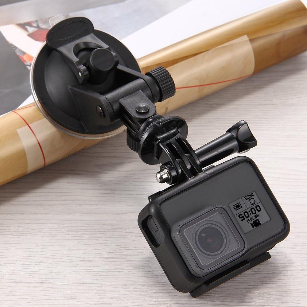 Universal Car Suction Holder, Windshield Mount for GoPro 13 12 11 10 9 8 5, Insta360 SJCAM AKASO DJI Osmo Action Camera Bracket