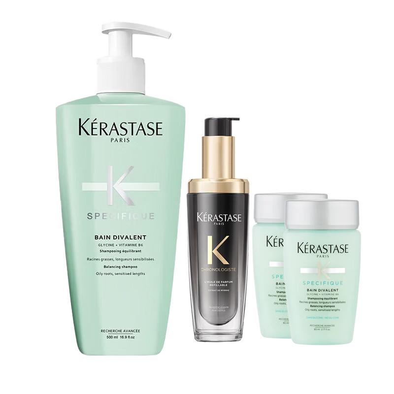 Kerastase Dual Function Shampoo & Scented Oil Set