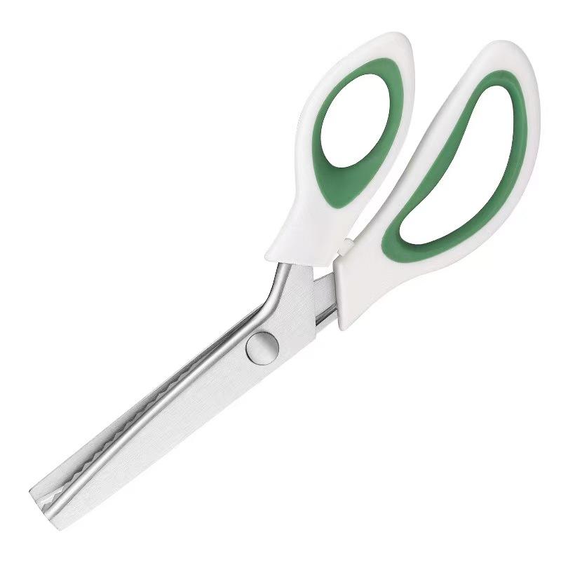 Spitze geschnitten Zackenschnitt Schneiderzuschnitt Edelstahl handgeschnitten Nähschere DIY essentielle Nähwerkzeuge