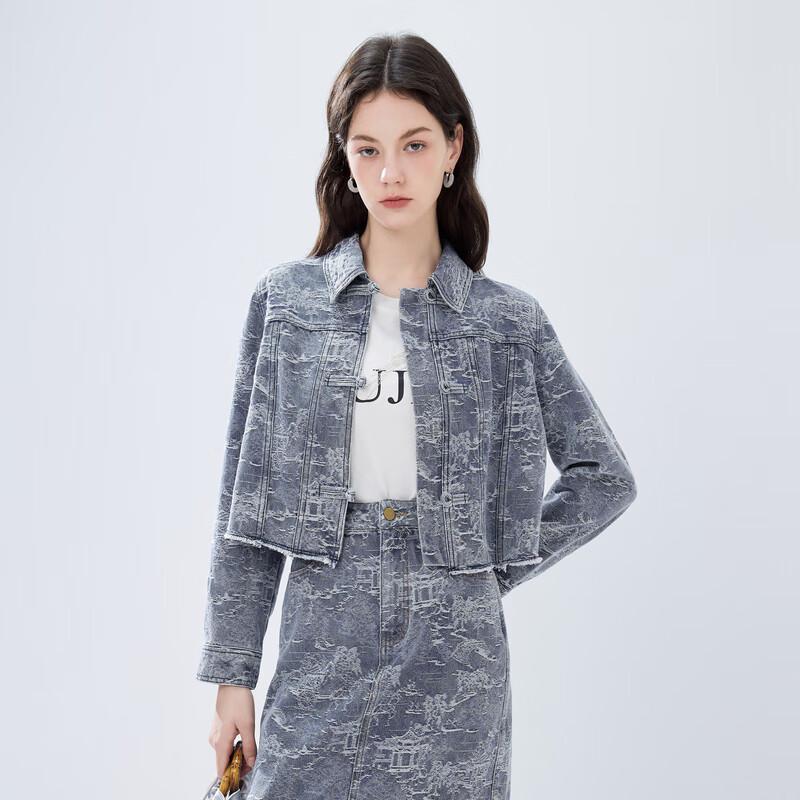 

Женская джинсовая куртка Qiu Shui Yi Ren в новом китайском стиле L