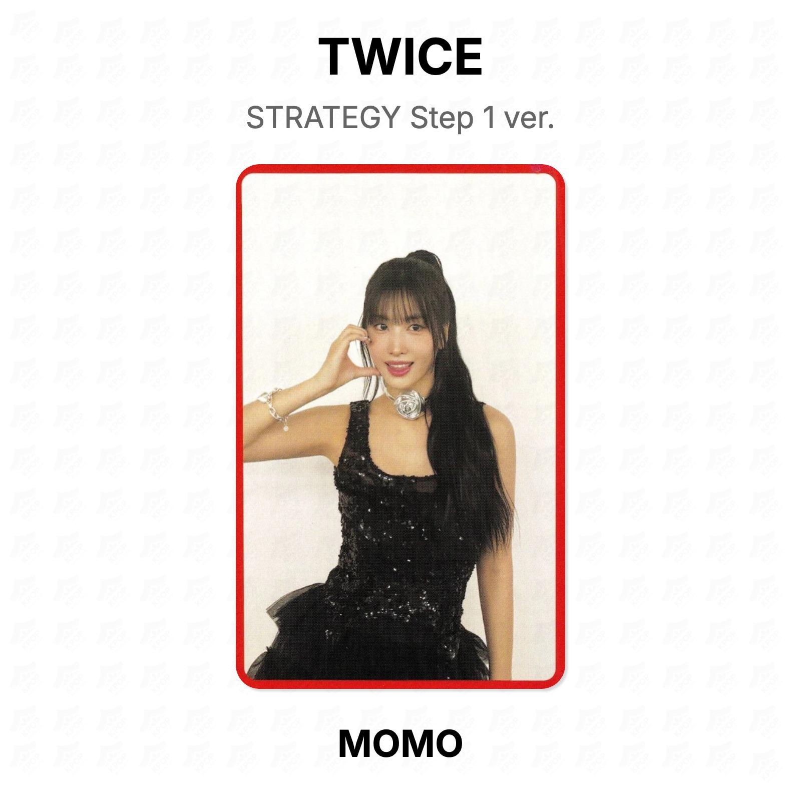 TWICE STRATEGY Step 1 ver. Official Photocard MOMO