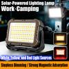 Portable Rechargeable Lanterns With Power Bank/with Magnetic Base Handle Outdoor Solar Hook Light For Emergency Outdoor Camping
