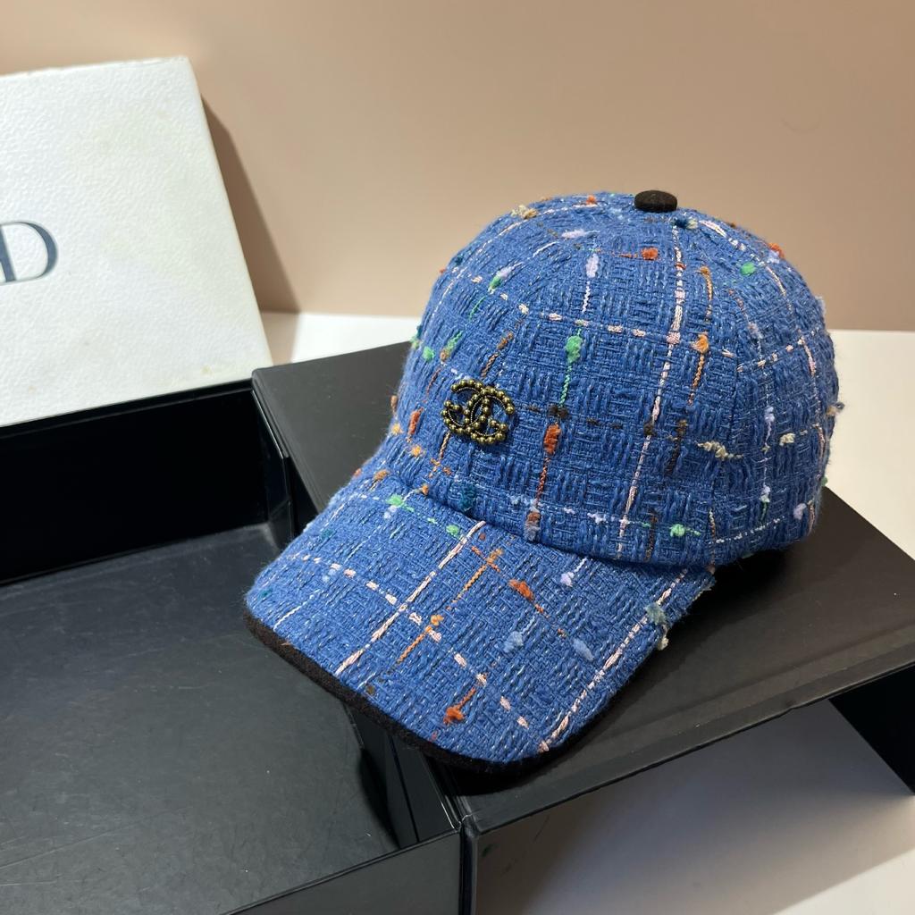 French Small Fragrant Wind Woven Cap Autumn Foreign Style Cap Street Shot Casual Sports Cap