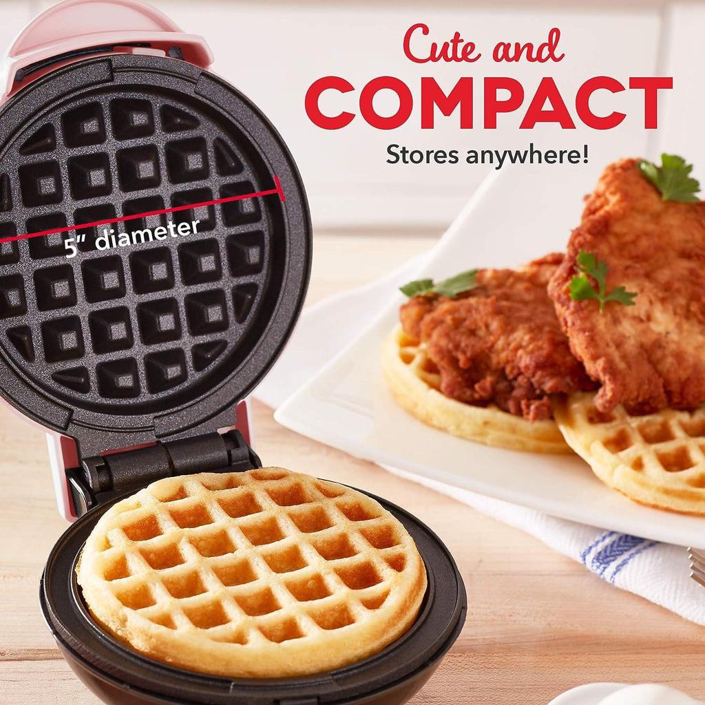 Mini Waffle, Bread, Crepe, and Sandwich Maker - All-in-One Breakfast Machine