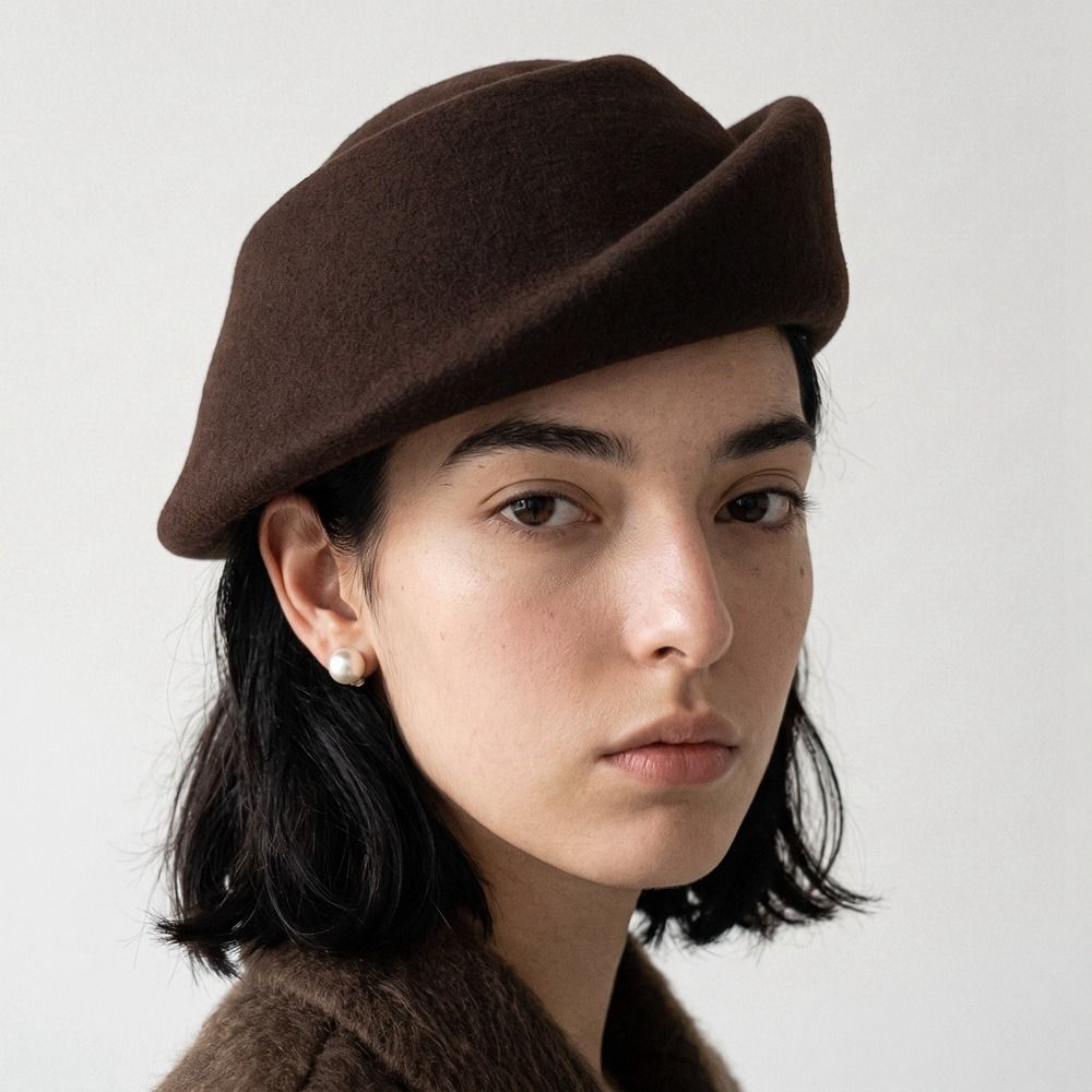 Hepburn Style Beret Hat Elegant Fedora Hat Fashion Fascinators Hats  Fashion Show