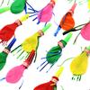 100Pcs Gold Thread Balloon Whistle Kids Birthday Party Favor Pinata Filler Easter Children'S Day Carnival Party Favor Decoration