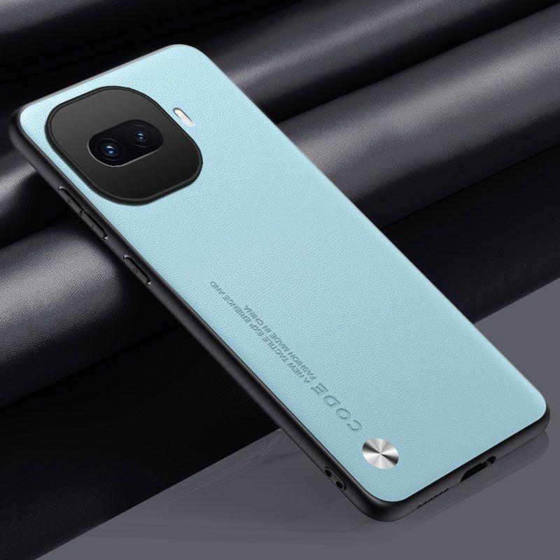 

PU Leather Case For IQOO Z11 Turbo Back Cover Silicone Full Camera Protection Phone Case For IQOO Z11Turbo V2536A 6.59 Coque Vivo iQOO Z11 Turbo небо синє кольору