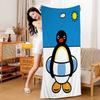 Pingu Cartone Animato Pingu Microfibra Stampato Asciugamano da Spiaggia Alpinismo Yoga Spiaggia Nuoto Corsa Assorbente Morbido Asciugamano