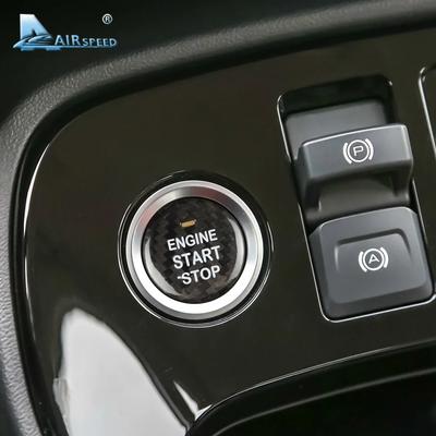 Carbon Fiber Engine Start Button Sticker for Haval H2 H4 H6 H7 H8 H9 C50 M6 F7 WEY VV5 VV6 P8 2015-2023