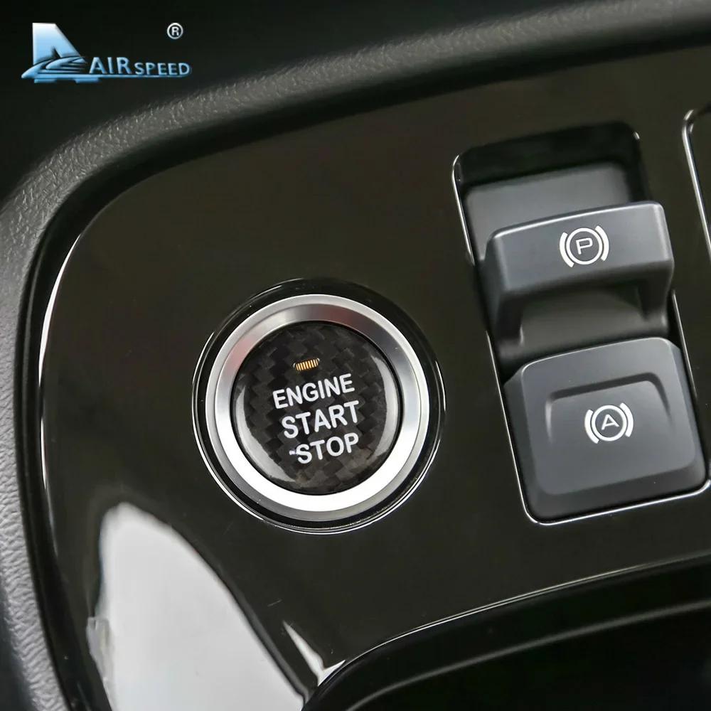Carbon Fiber Engine Start Button Sticker for Haval H2 H4 H6 H7 H8 H9 C50 M6 F7 WEY VV5 VV6 P8 2015-2023