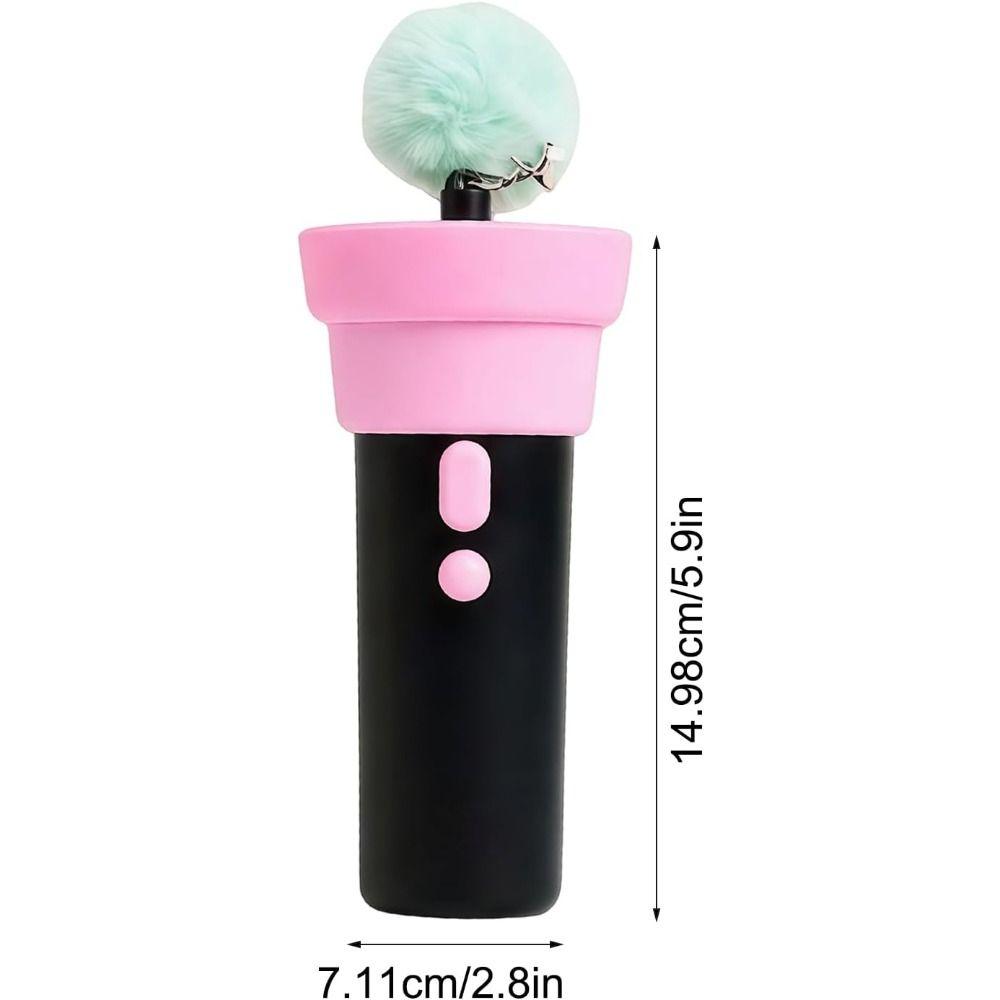 USB Rechargeable Cat Teaser Launcher Toy Hands-Free with Retractable Rope Automatic Cat Teaser with Fluff Ball Boredom Relief