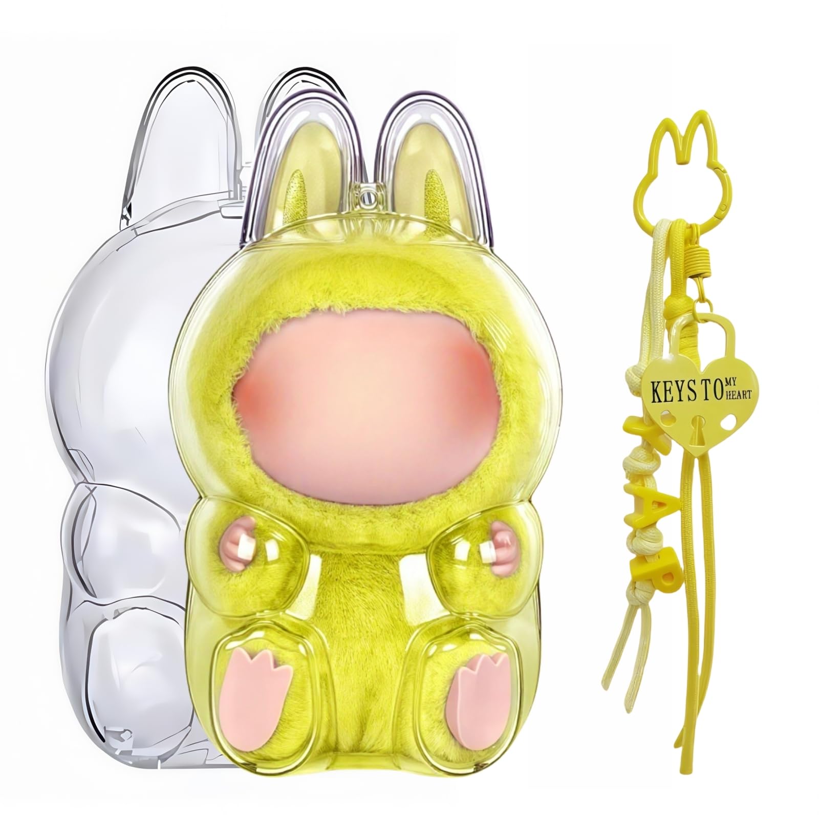 

Доступный в различных этот чехол совместим с LABUBU имеет прозрачный является и и является легким и Включает в себя сумку для хранения и ремешок цвета,