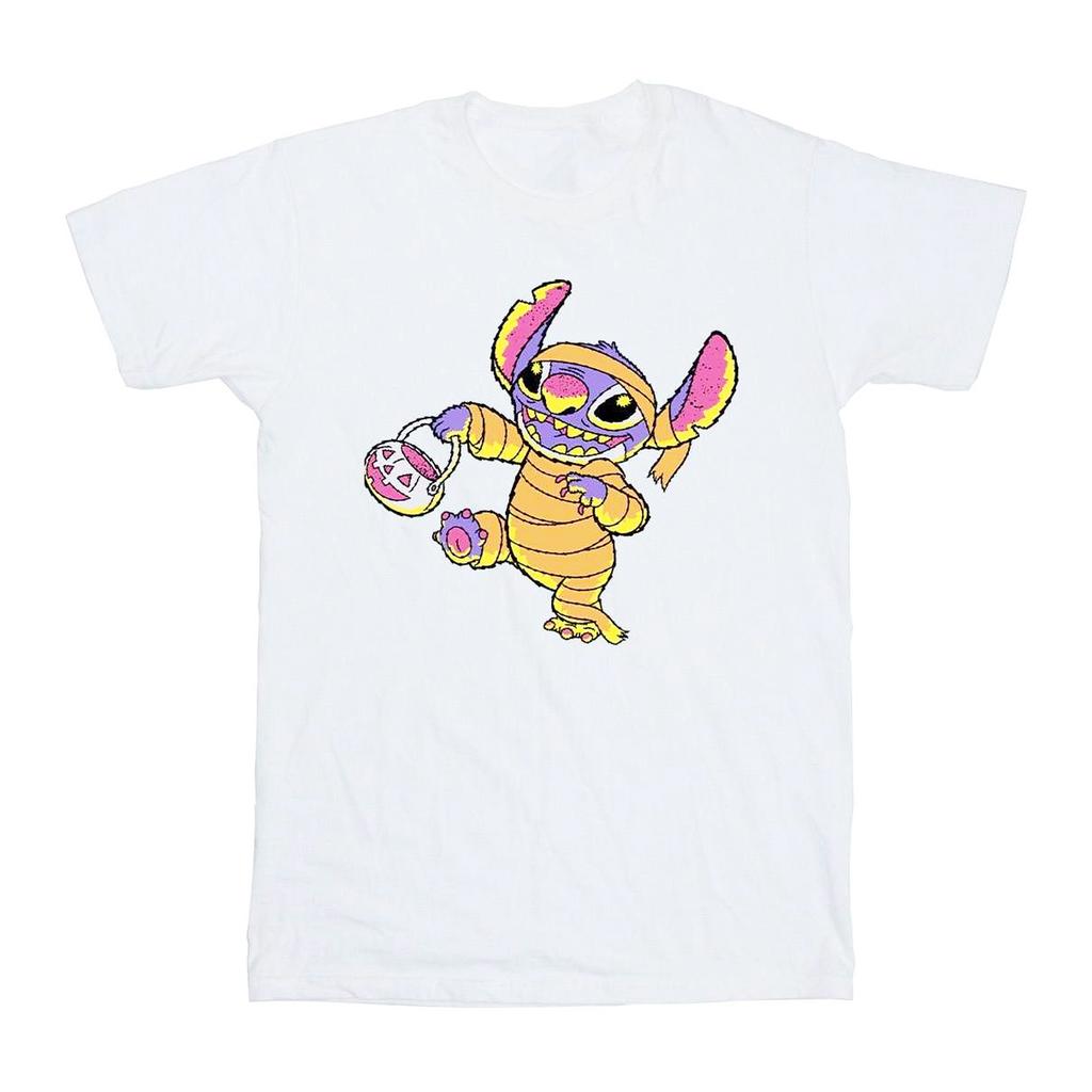 Lilo & Stitch Herren-T-Shirt „Trick or Treat“ aus Baumwolle
