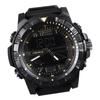 Men Analog Digital Chronograph Watch Water Resistant 1 24 Hour Format Stopwatch Large Face LED Backlight Sports Wrist