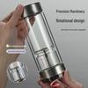 Exquisite Men's Double-Layer Titanium Insulated Tea and Water Separation Cup – Thickened, Anti-Scald, Luxury Gift