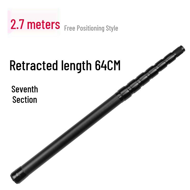 Manulife 3M Carbon Sky Canopy Portable Telescopic Fishing Net Pole