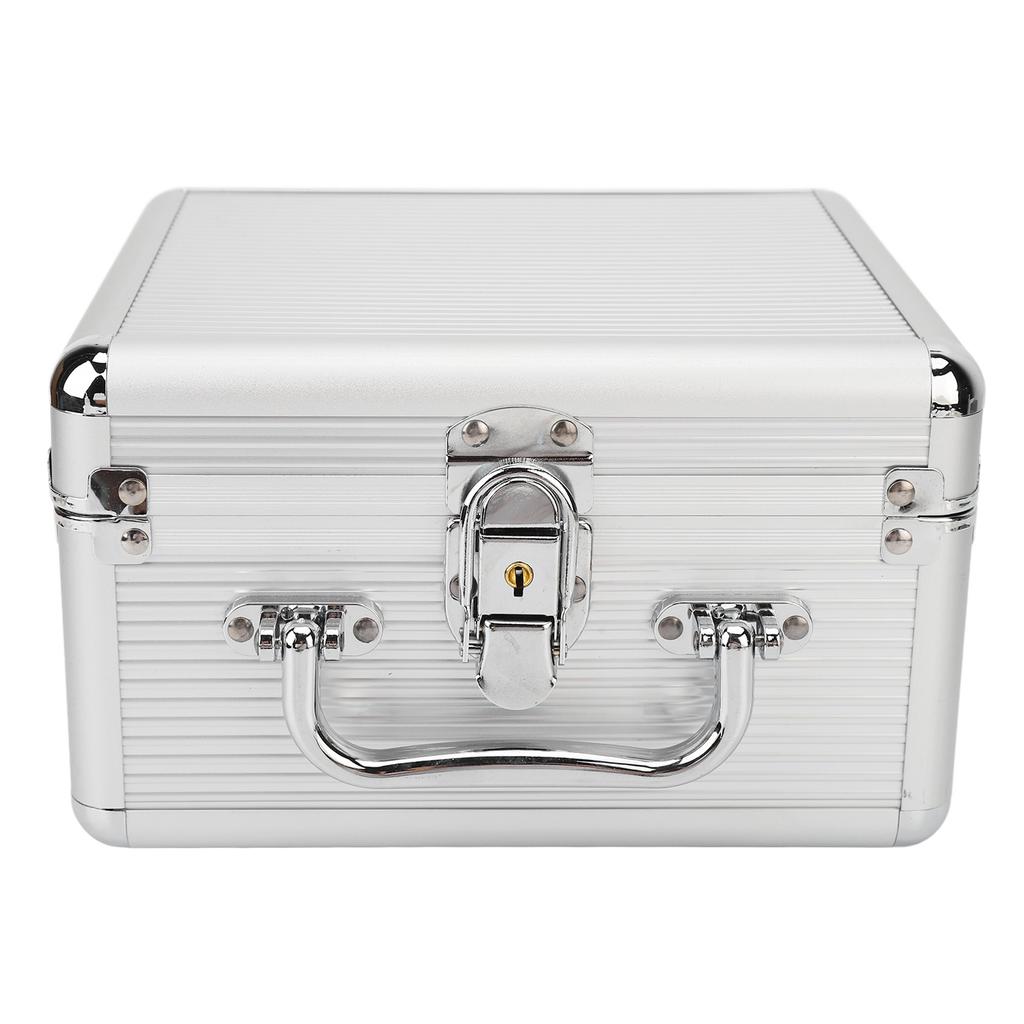 20 Bays 2.5in Hard Drive Storage Box with Safety Lock 2 Keys ABS Handle Shockproof Hard Drive Case for 2.5in Hard
