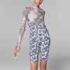 adidas X Stella McCartney Floral Print High-Waisted Fitted Five-Inch Workout Shorts Women Shorts GL5830