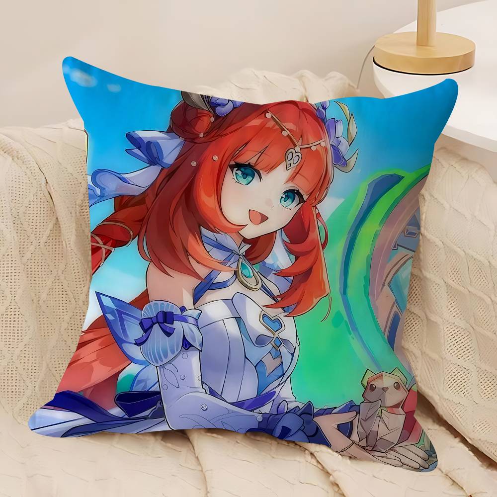 Anime Characters -N-Nilous Pillow Case Removable Washable Cushion Cover – All-Season Soft Linen