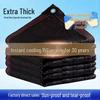 Black Outdoor Sunshade Net: Heat Insulation, Anti-aging, Thickened, Light Blocking