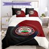 Southampton Football Printed 3 Pieces Bedding Set, Comfortable Skin Friendly Bedroom Duvet Cover Set
