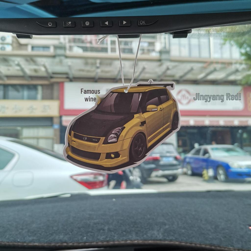 Suzuki Swift Car Air Freshener - Scented Hanging Ornament for Deodorizing and Styling