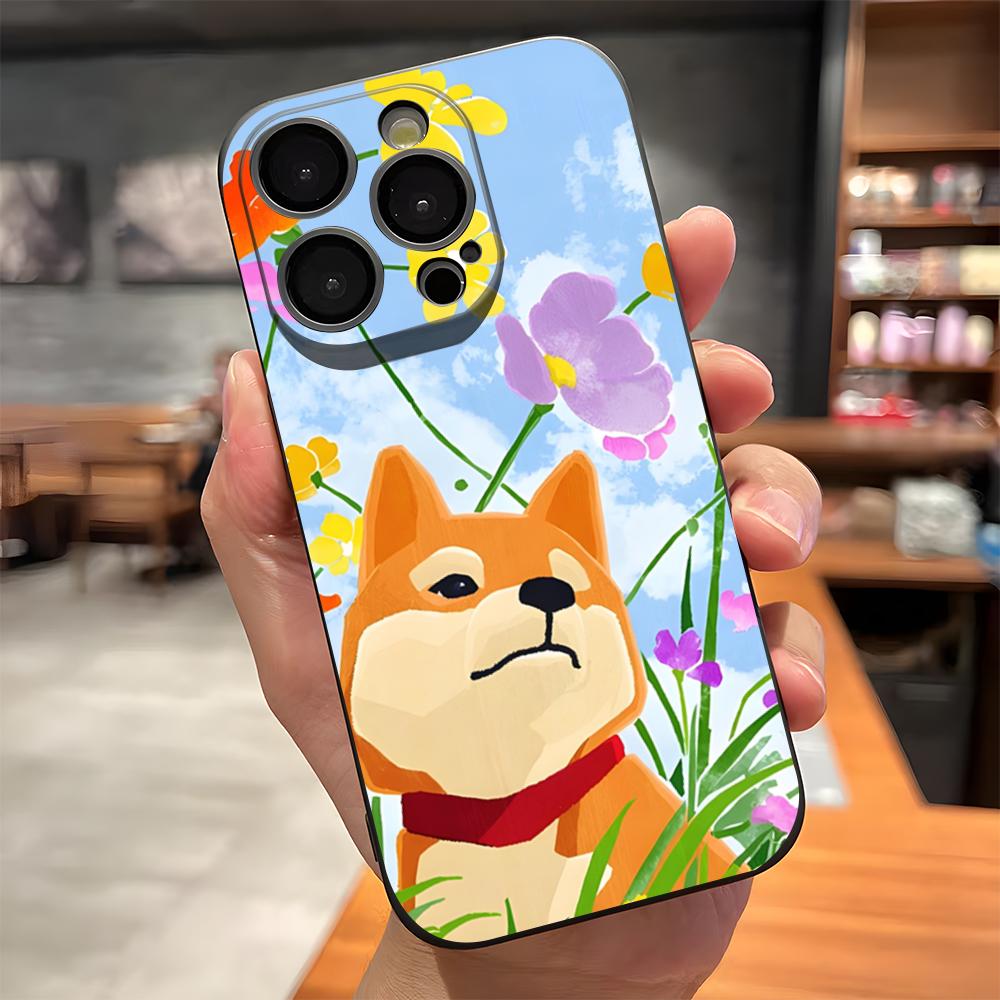 S-Shiba I-Inu Phone Case For IPhone 17 Pro Max 15 Pro 16 14 Plus 12 13 Mini 11 Pro Shockproof Soft Cover