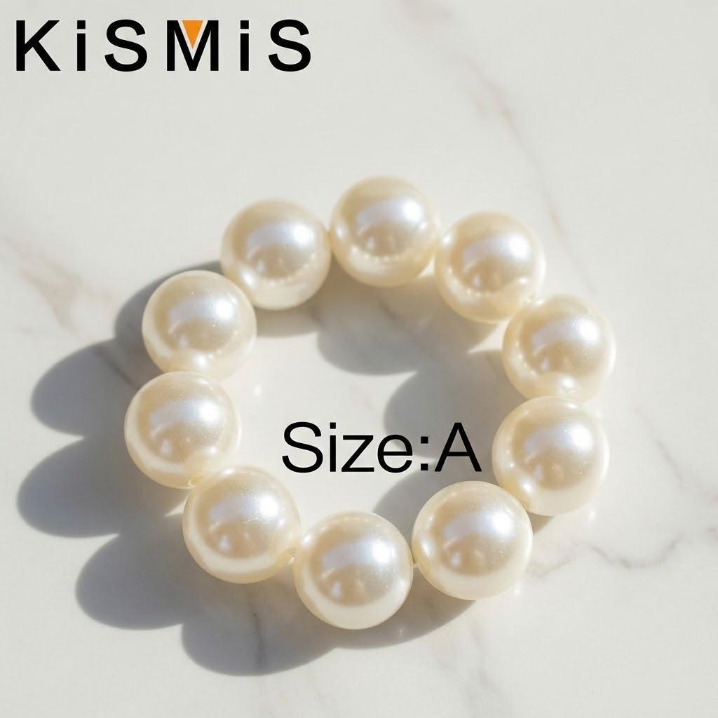 

Big Pearl Hair Rope Bracelet Dual Use Hair Ring Ponytail Holder Romantic Pearl Hair Accessories for Women Girls Hair Bands