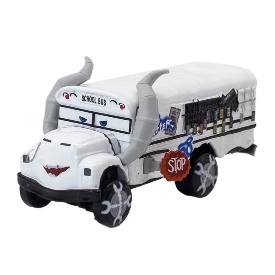 Toy Car Model Rugged Die-Cast Construction Replica Film Vehicle Toy Cow School Bus Ignite Racing Imagination Car World Toy