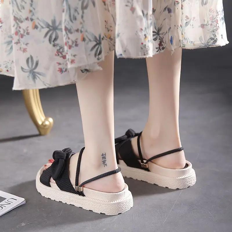 Fashion Round Toe Tip Woman Shoes Vintage Comfortable and Elegant Open Toe Sandal The Best Low Price Designer Original Sandals for Women