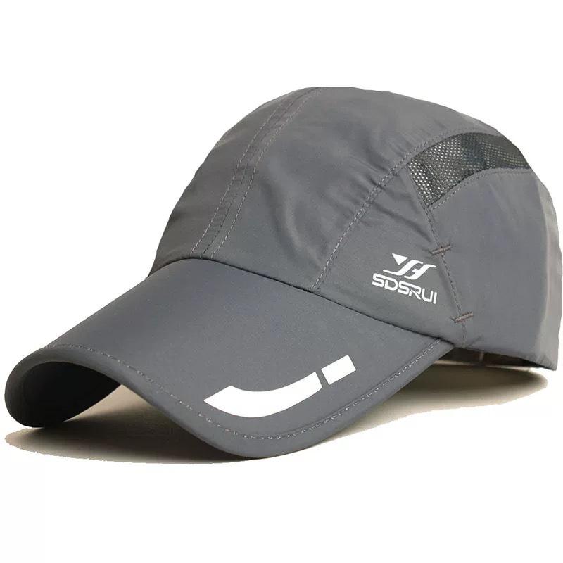 Men's hat spring and summer thin mesh breathable cap cool hat men's casual baseball cap sunscreen visor
