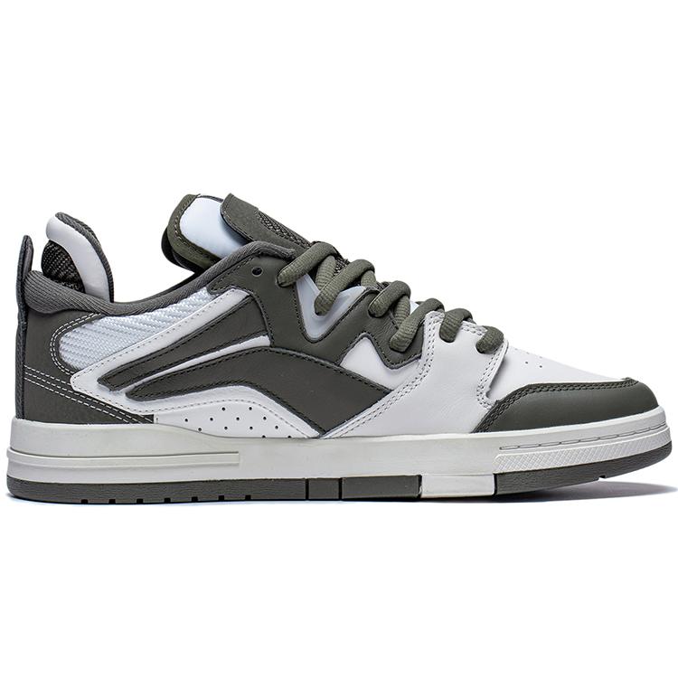 Li Ning Wave PRO Synthetic Leather Slip Resistant Low top Skateboard Shoes Men's AECT035-1