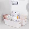 Storage Box 8-piece Set Small Item Case Basket Polypropylene White Desktop Case.