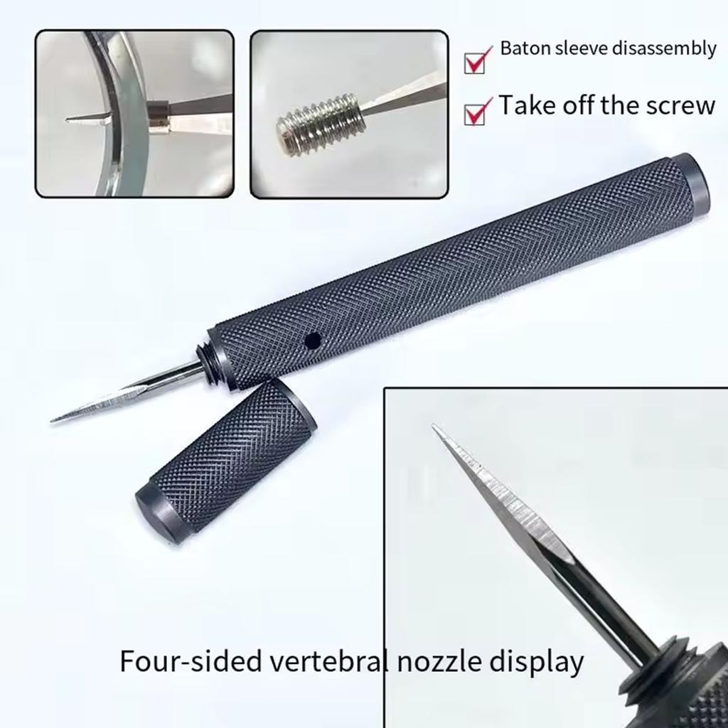 Complete Watch Maintenance Repair Tool Set For Removing Stuck Screws And Stem With Comfortable Grip