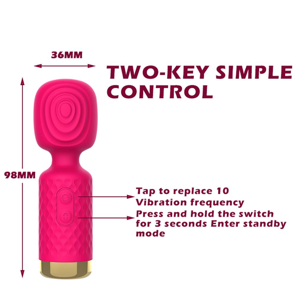 Pink 10 Frequency AV Stick Vibrator for Women Clitoral Stimulation G Spot Massager Adult Sexy Toy Pro Masturbator