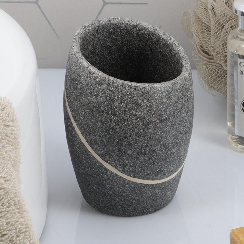 Caldarela Gray Bathroom Mug